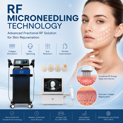 RF Microneedling Technology for Acne Scars, Skin Tightening & Rejuvenation